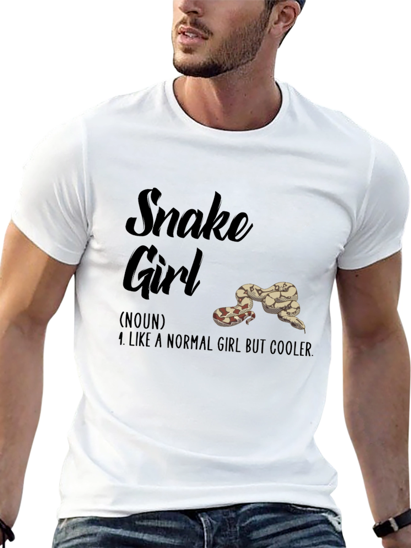 Snake Girl T-Shirt - Reptile Lover Tee