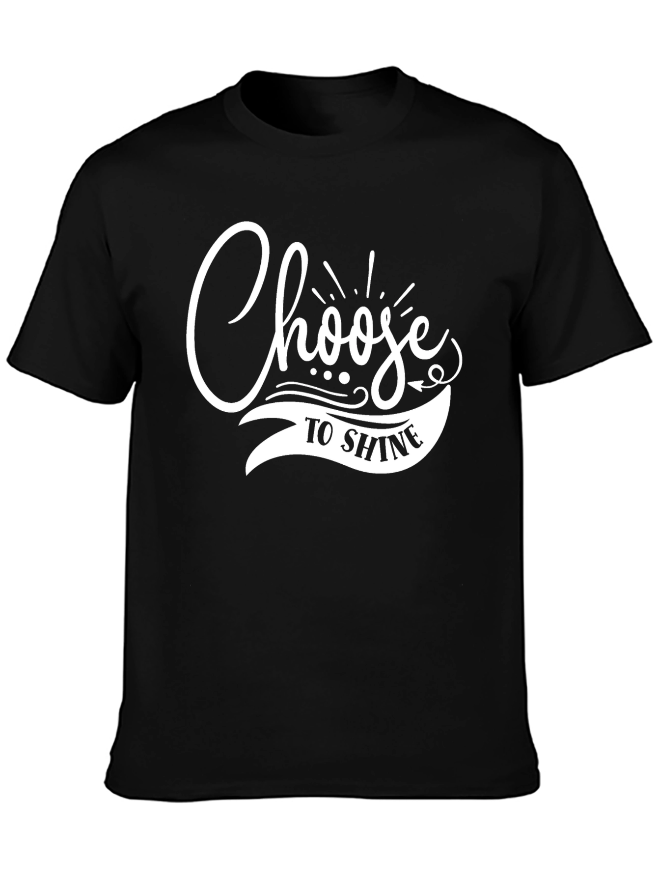 Choose to Shine Black T-Shirt