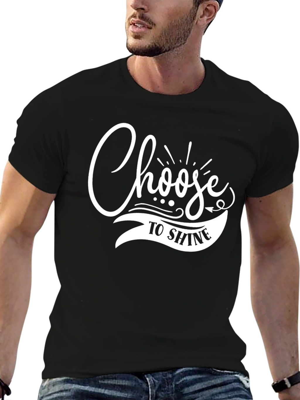 Choose to Shine Black T-Shirt