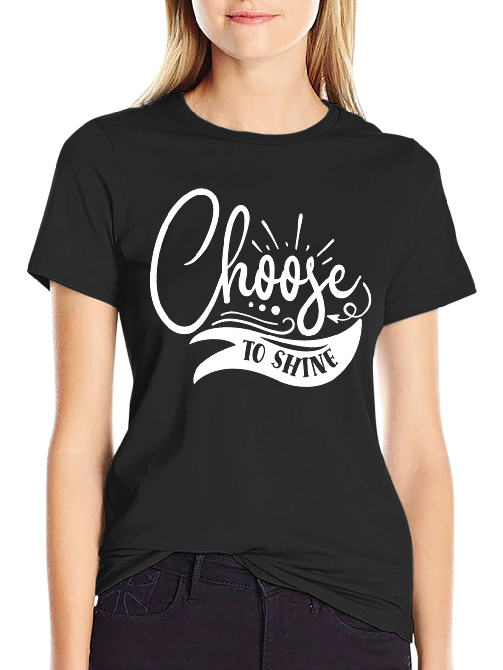 Choose to Shine Black T-Shirt