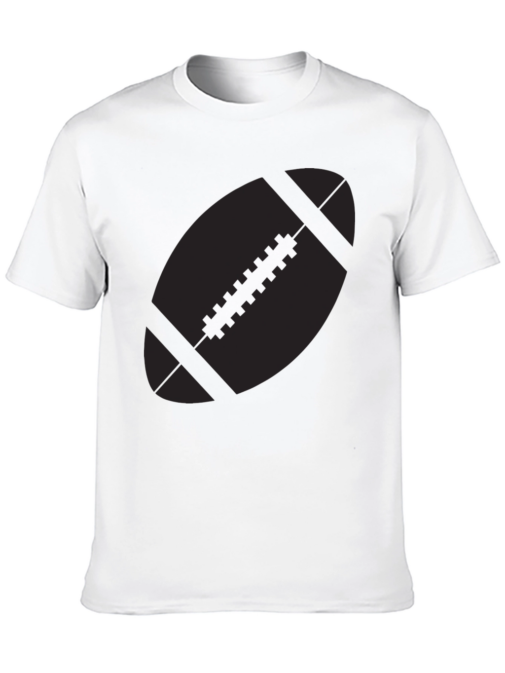 Football Graphic Black T-Shirt
