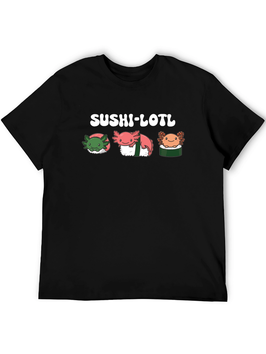 Sushi-Lotl Black T-Shirt