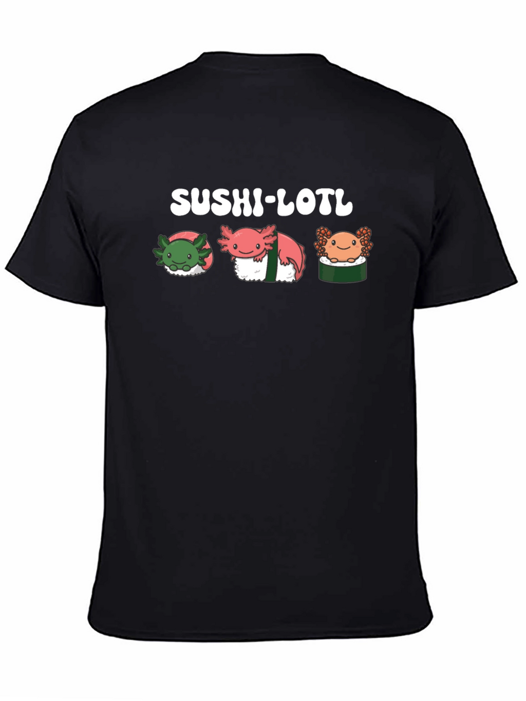 Sushi-Lotl Black T-Shirt