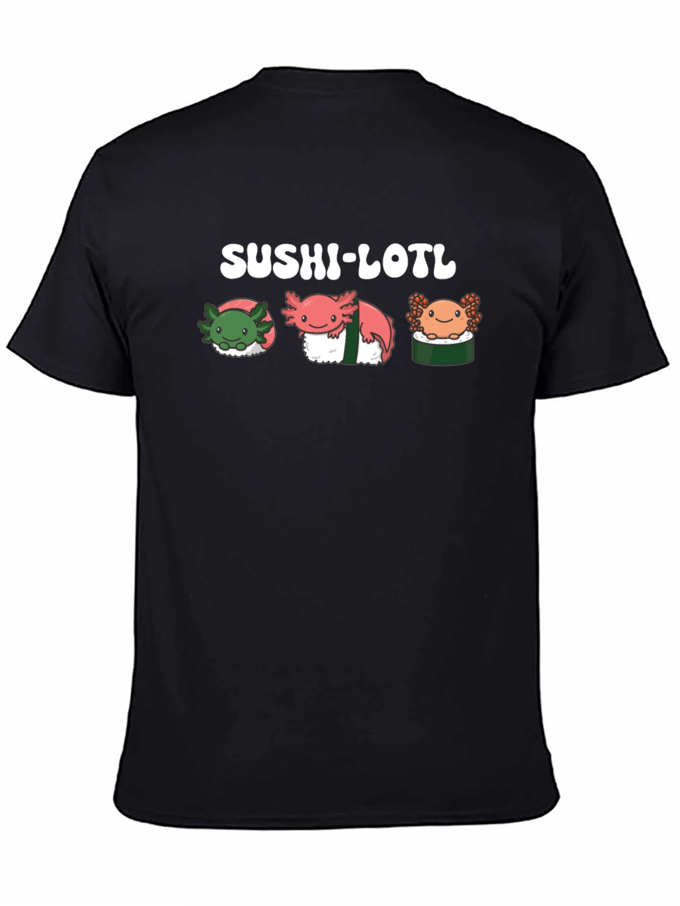 Sushi-Lotl Black T-Shirt