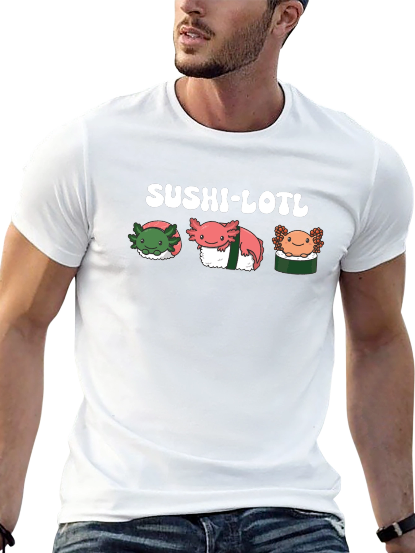 Sushi-Lotl Black T-Shirt