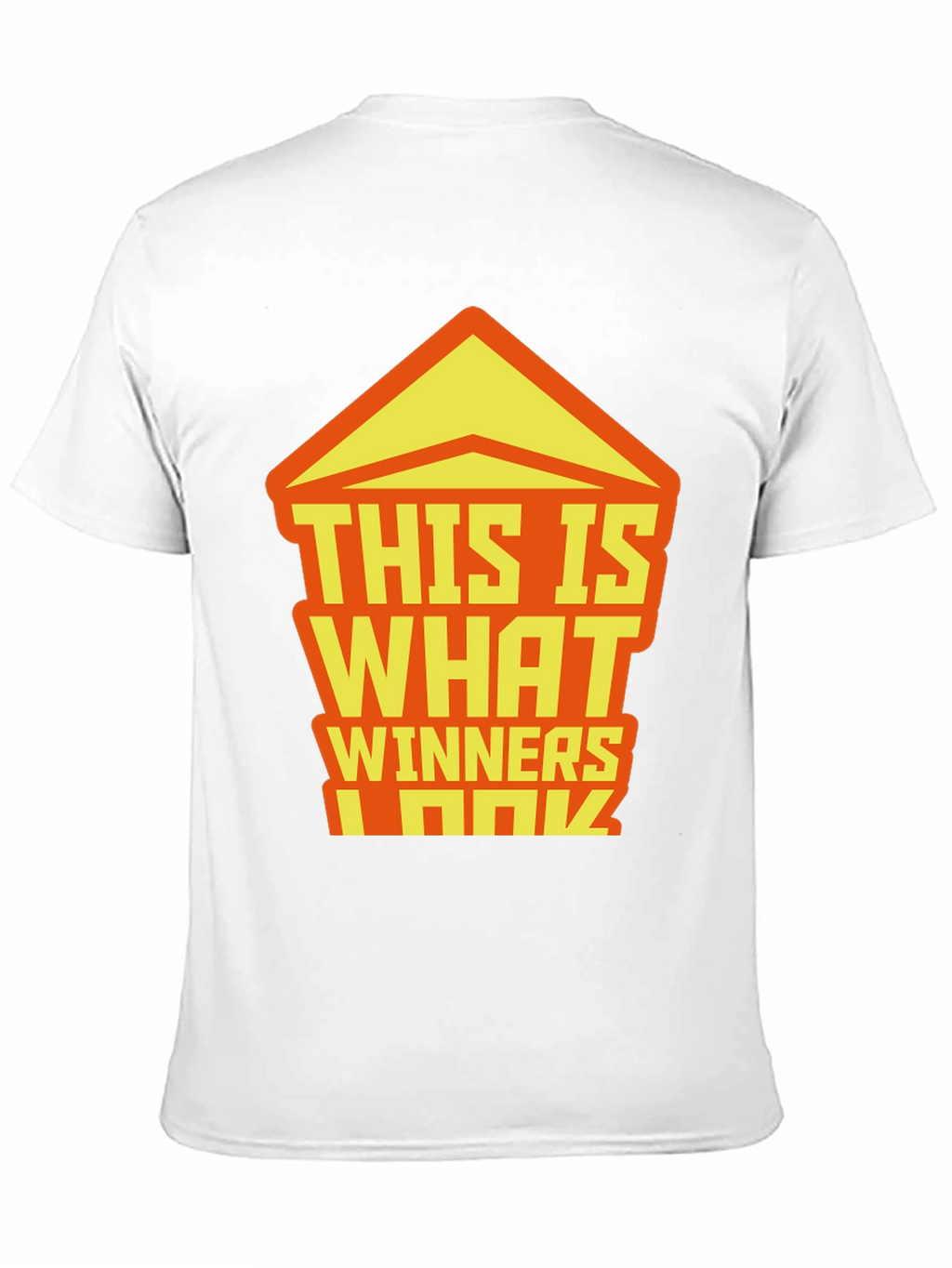 Winners Graphic Tee - Black Crew Neck T-Shirt