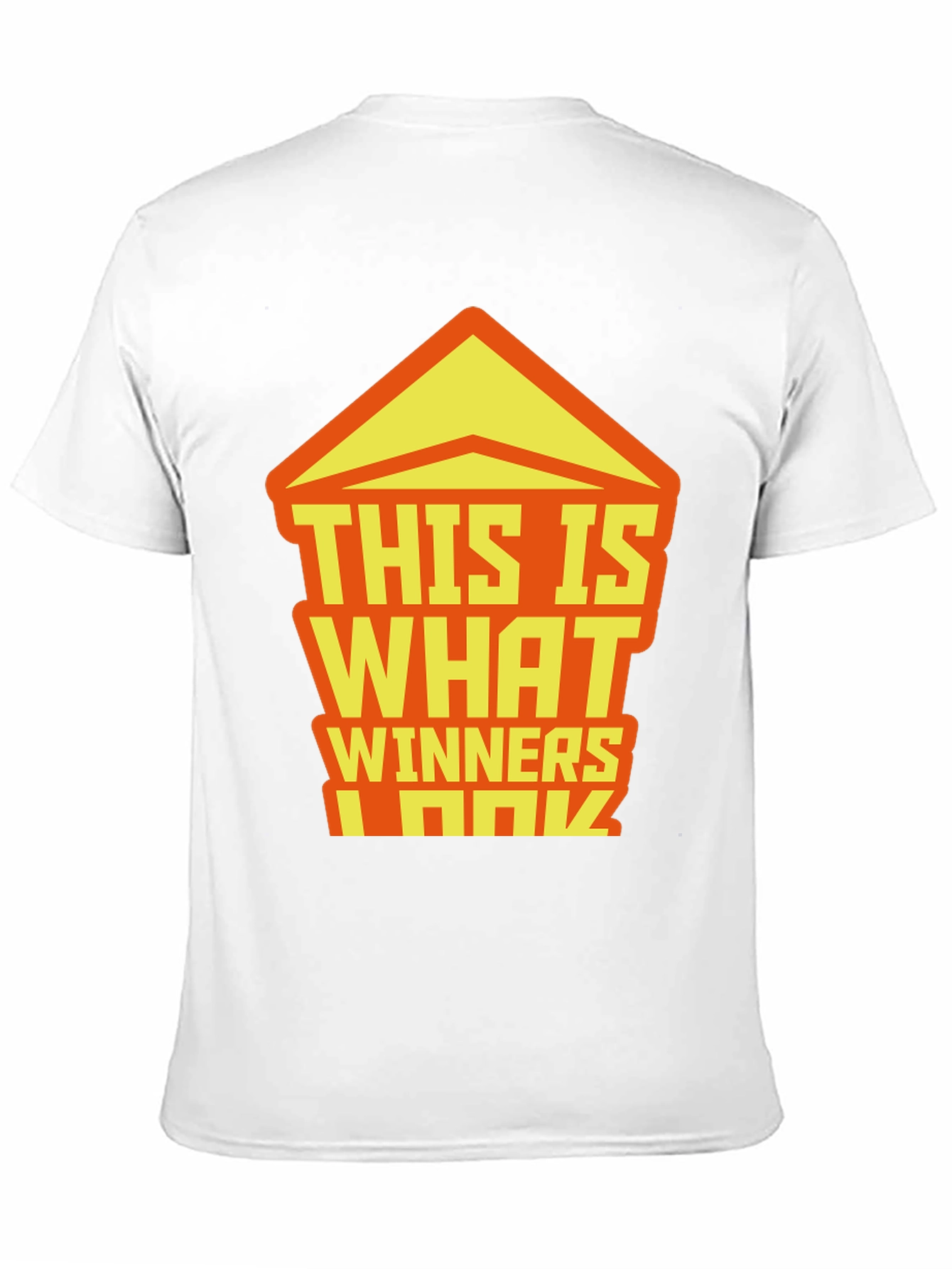 Winners Graphic Tee - Black Crew Neck T-Shirt