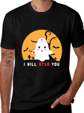 Halloween Nurse Ghost Graphic Tee