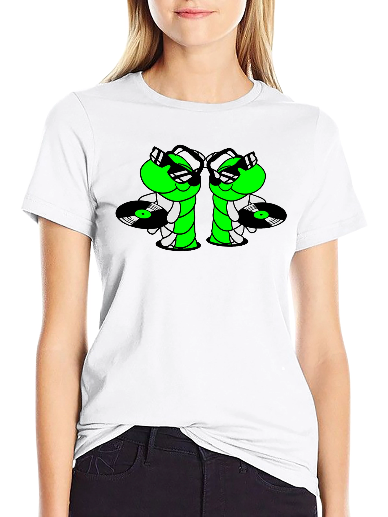 Cool Caterpillar DJ Graphic T-Shirt