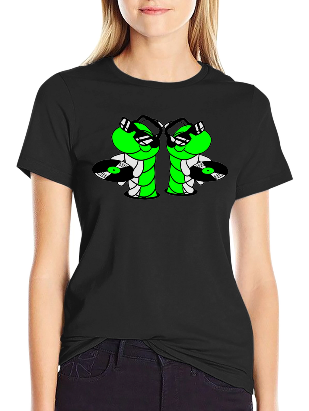 Cool Caterpillar DJ Graphic T-Shirt
