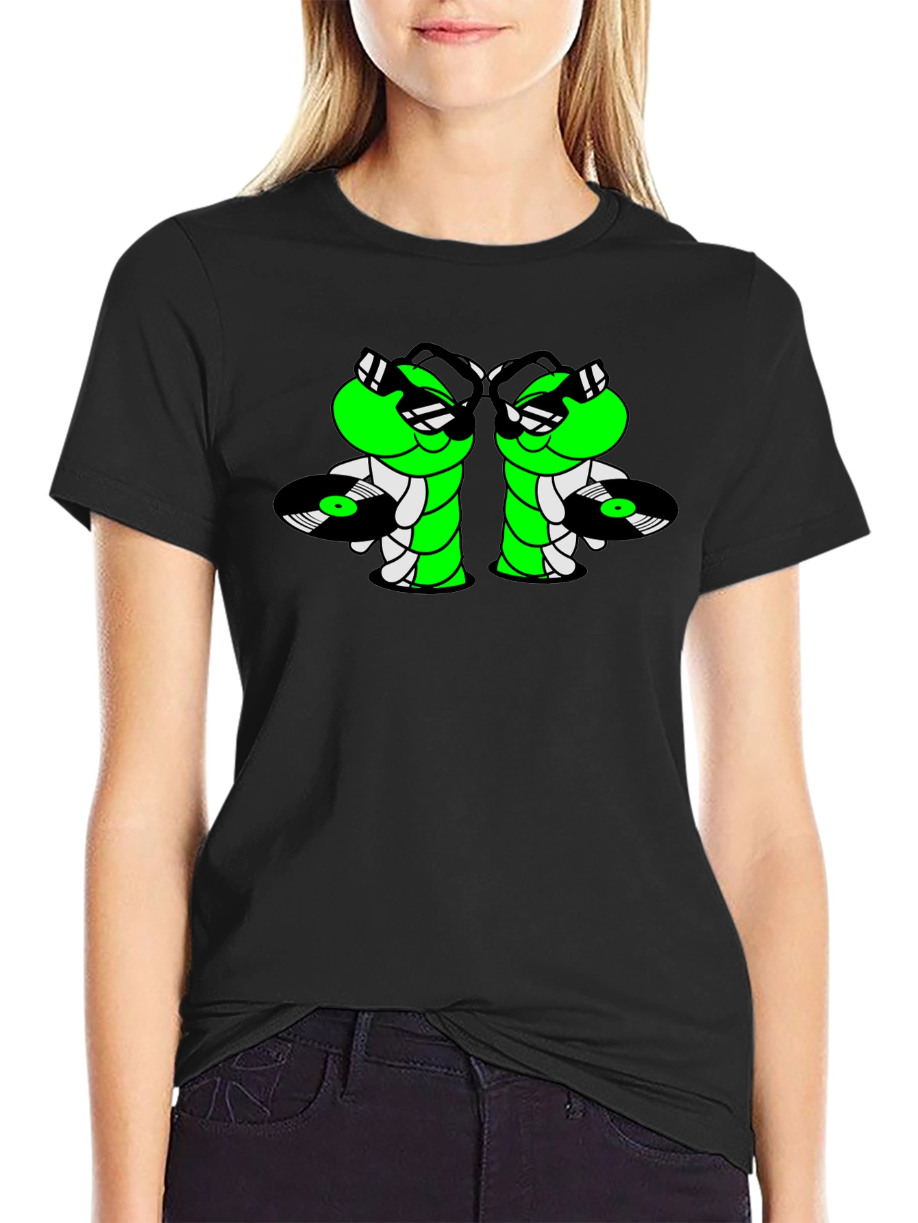 Cool Caterpillar DJ Graphic T-Shirt