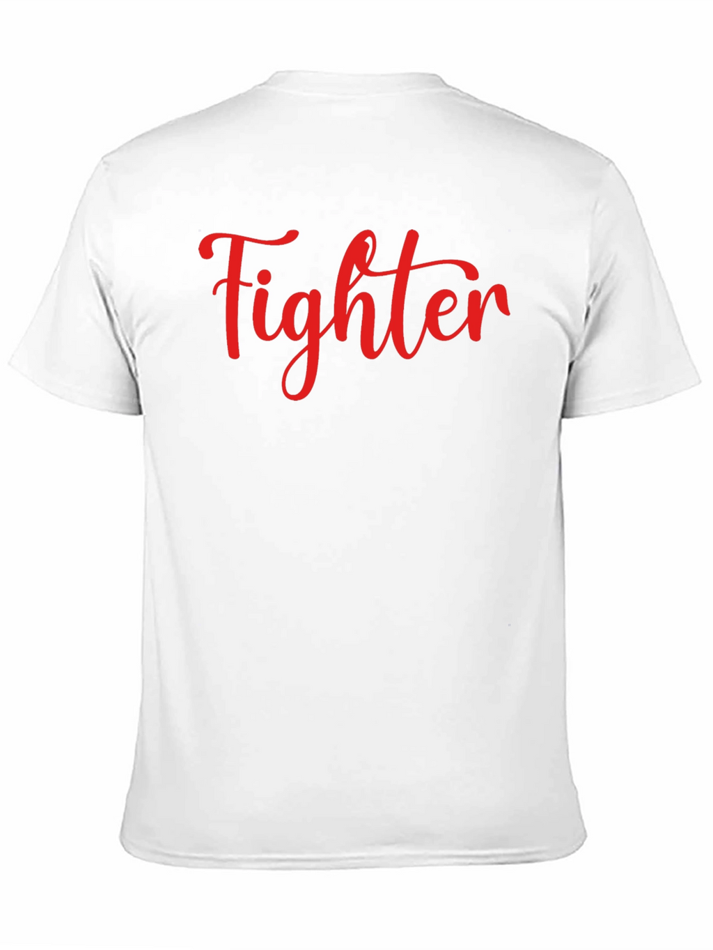 Fighter Graphic Tee - Black Crew Neck T-Shirt