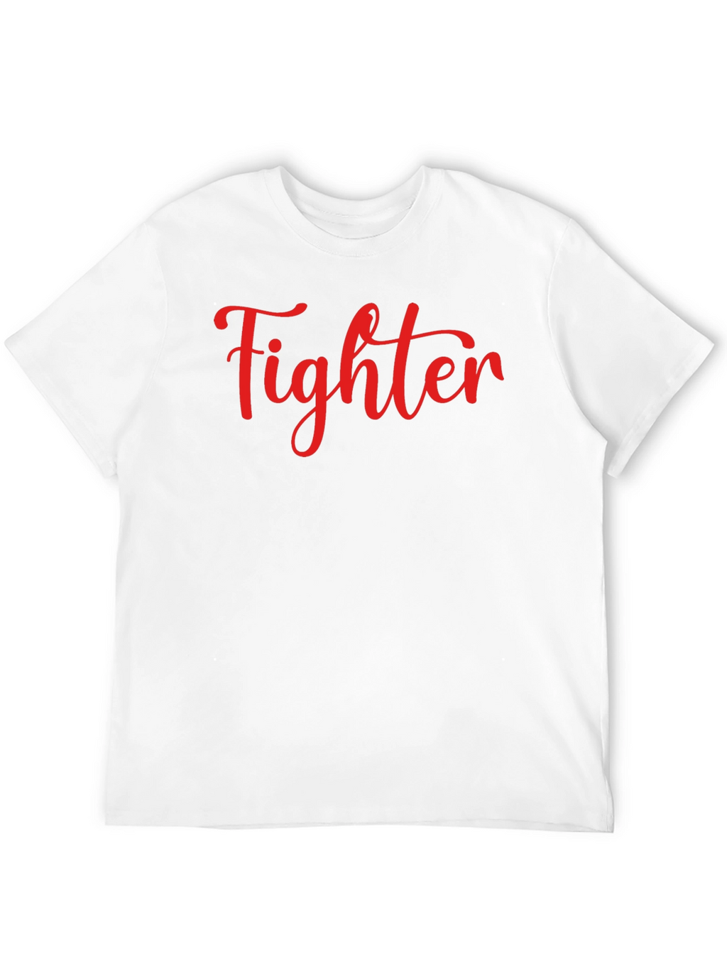 Fighter Graphic Tee - Black Crew Neck T-Shirt