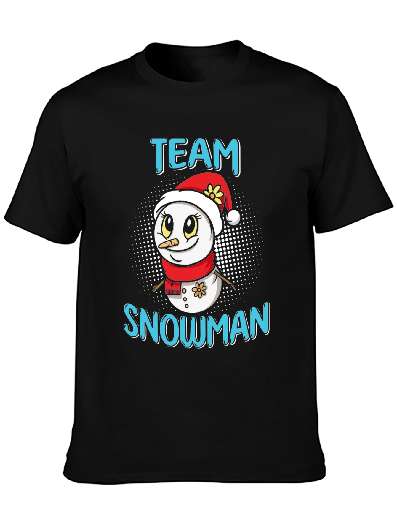 Team Snowman Holiday Graphic Tee