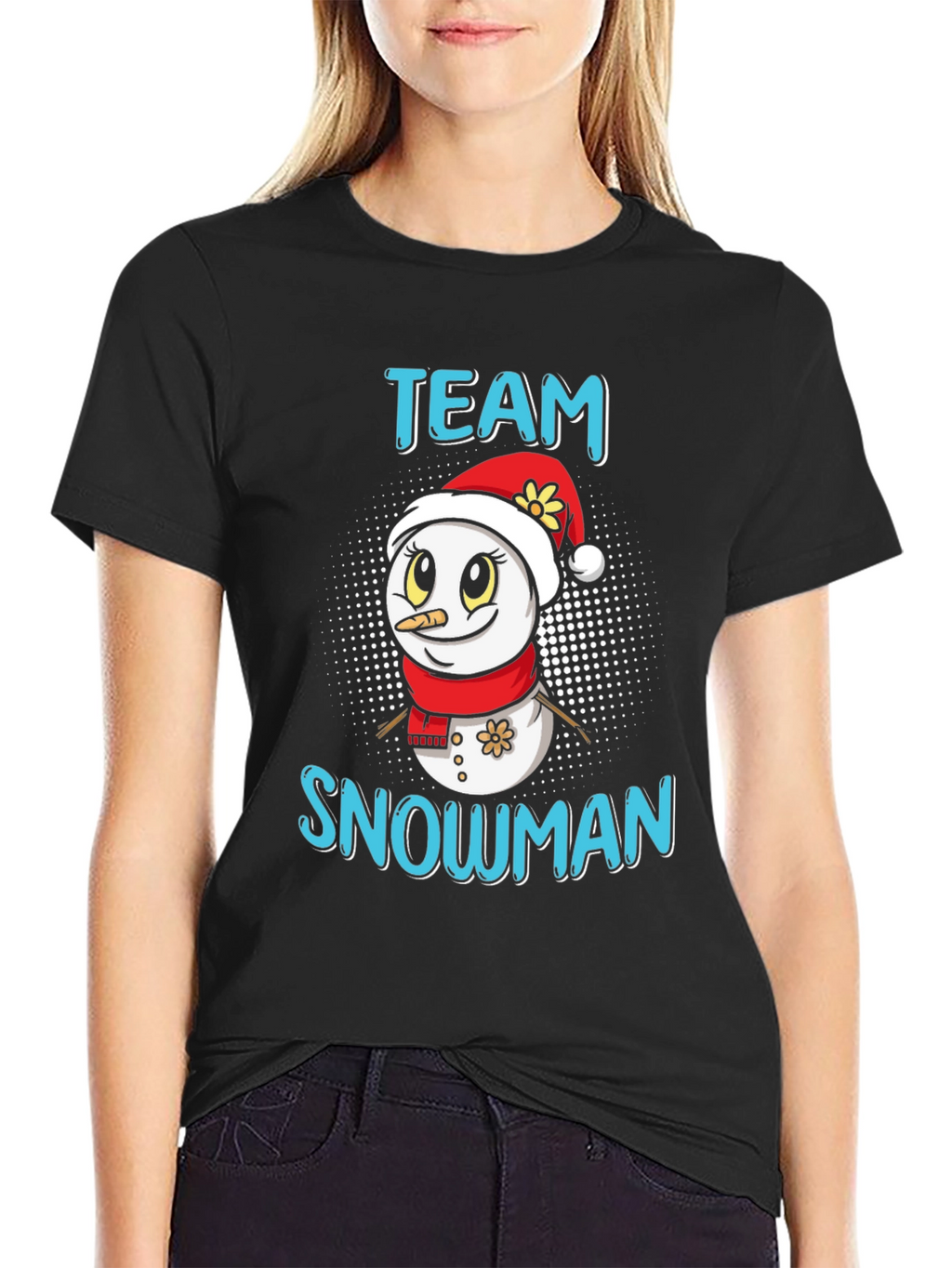 Team Snowman Holiday Graphic Tee
