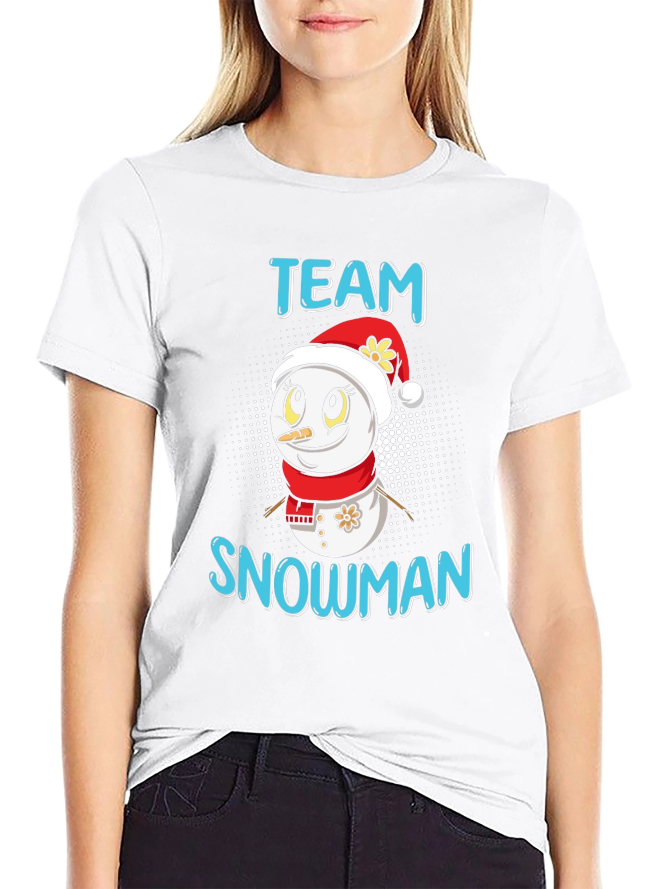 Team Snowman Holiday Graphic Tee