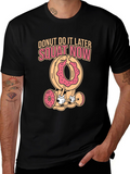 Donut Squat Now Black T-Shirt