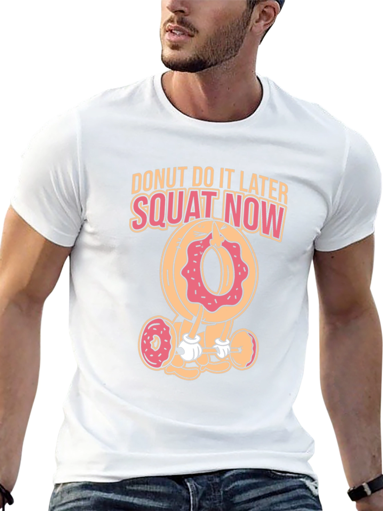 Donut Squat Now Black T-Shirt