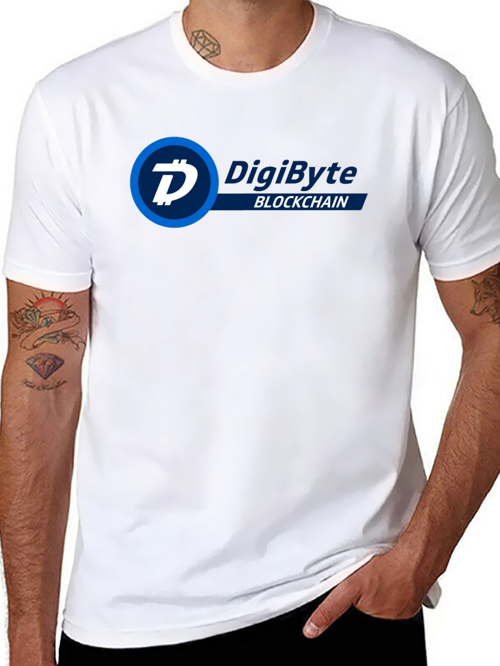 DigiByte Blockchain Graphic T-Shirt - Crypto Tee
