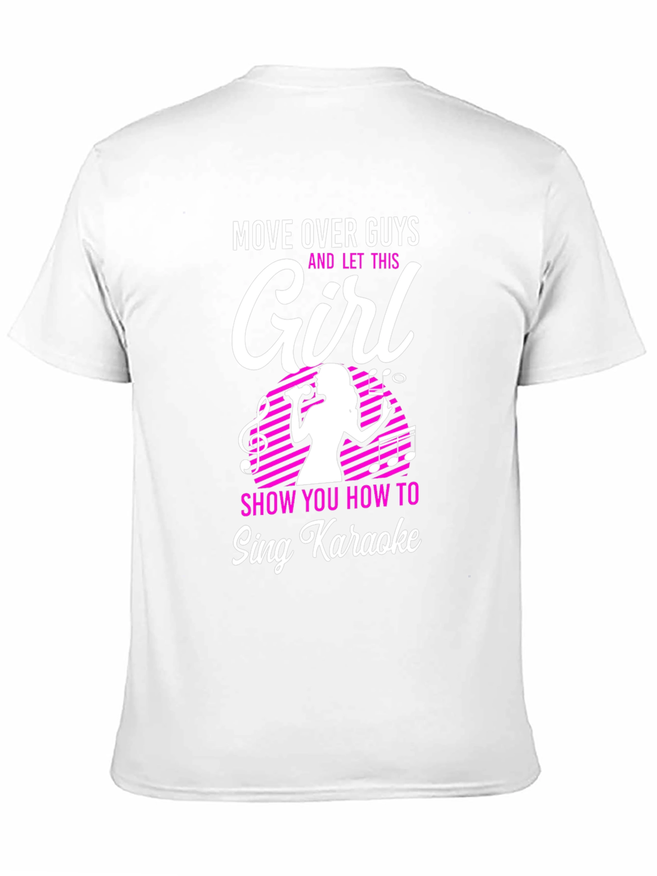 Karaoke Girl Graphic T-Shirt - Sing Your Heart Out!