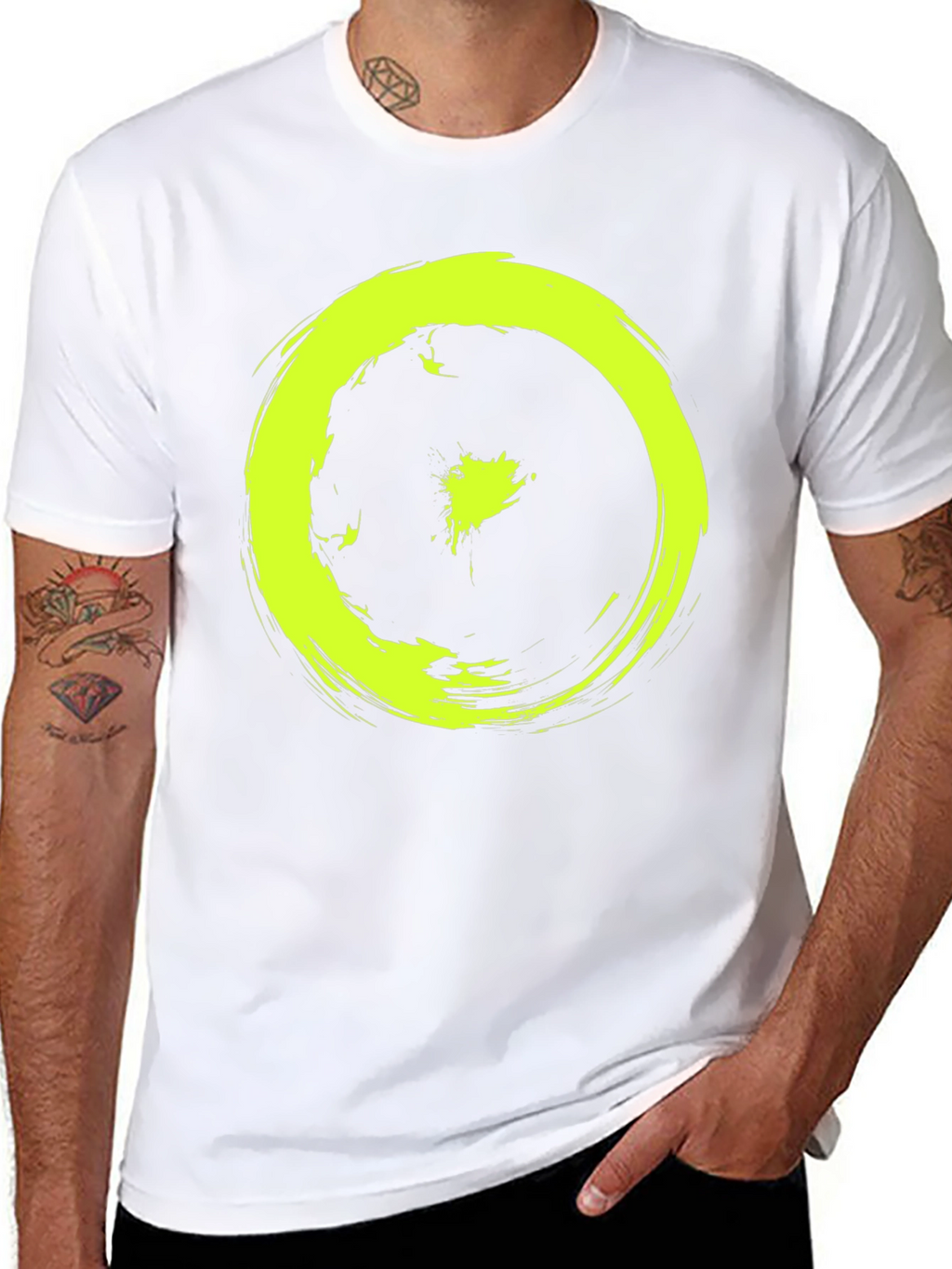 Enso Circle Graphic Tee - Black Casual Shirt