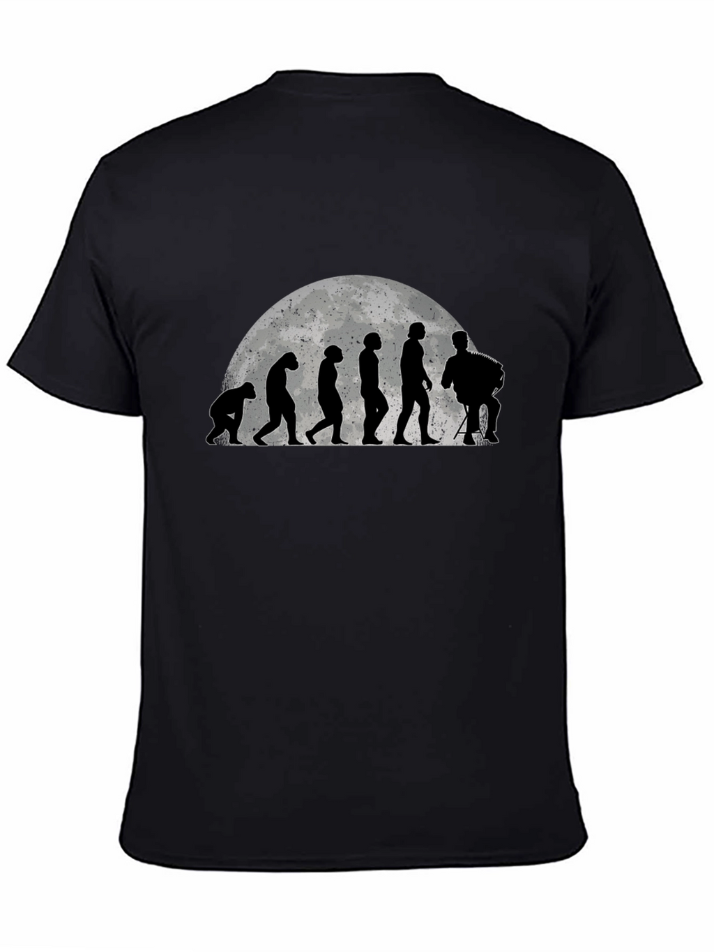 Evolution of Accordion Player T-Shirt