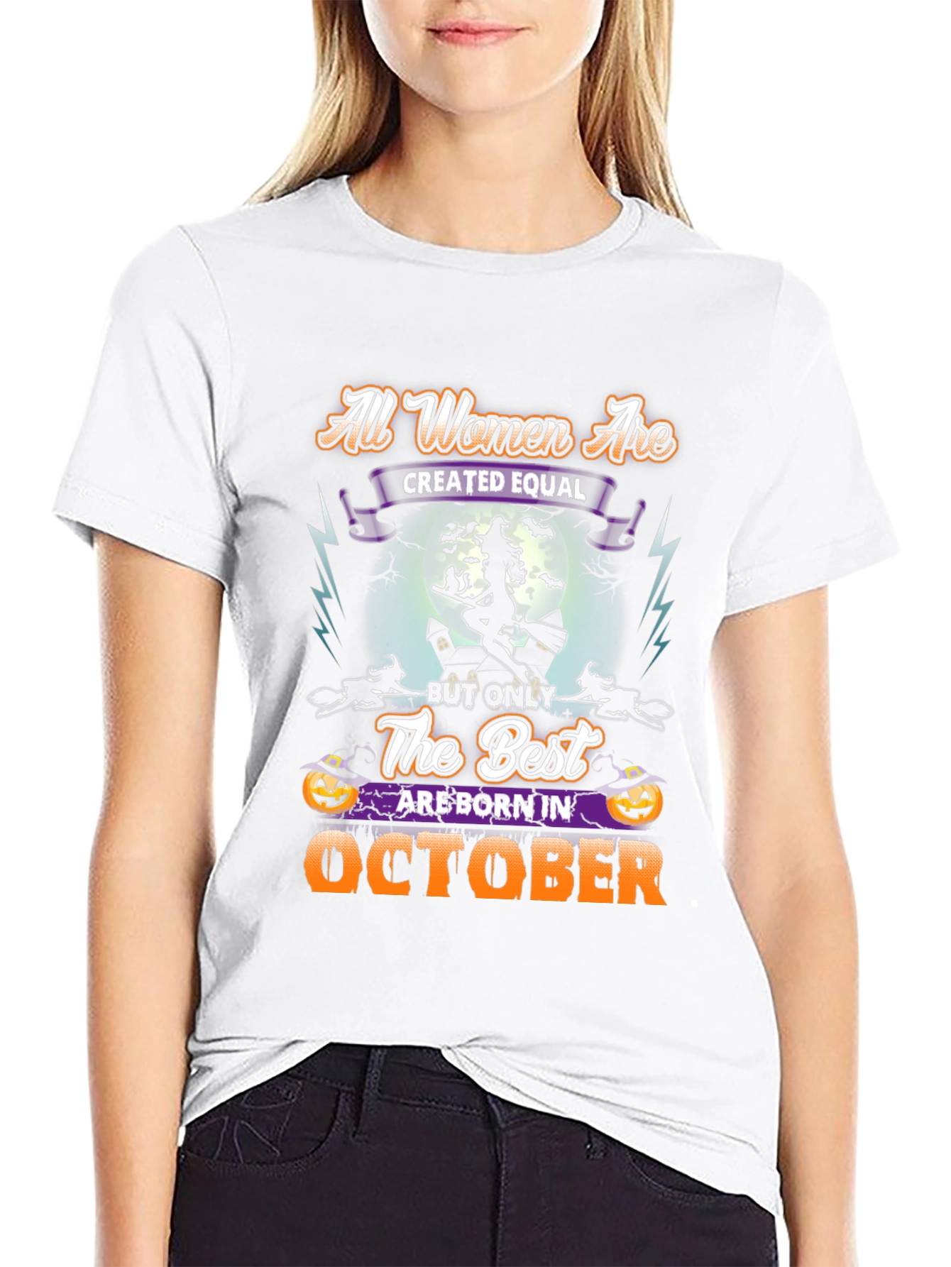 Halloween October Birthday Witch T-Shirt
