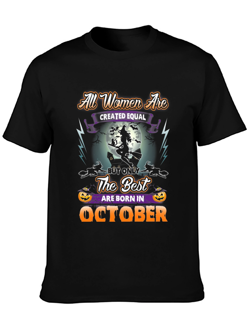 Halloween October Birthday Witch T-Shirt