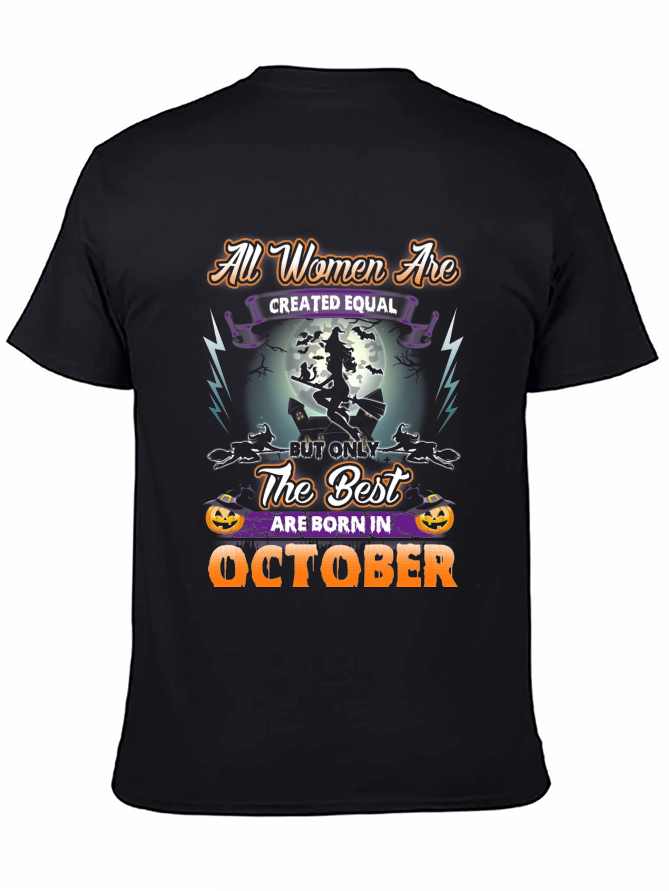 Halloween October Birthday Witch T-Shirt