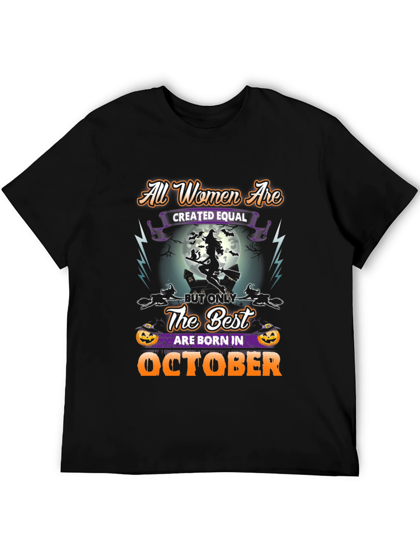 Halloween October Birthday Witch T-Shirt