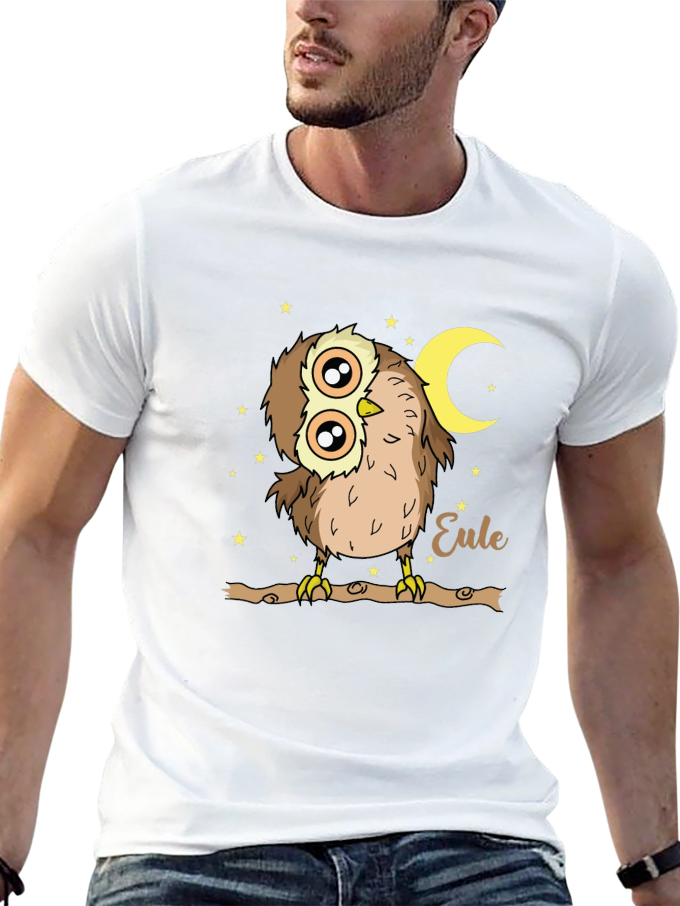 Owl T-Shirt: Cute Cartoon Bird Tee