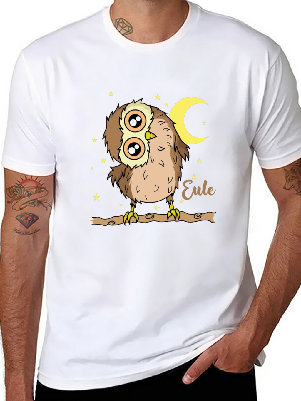 Owl T-Shirt: Cute Cartoon Bird Tee