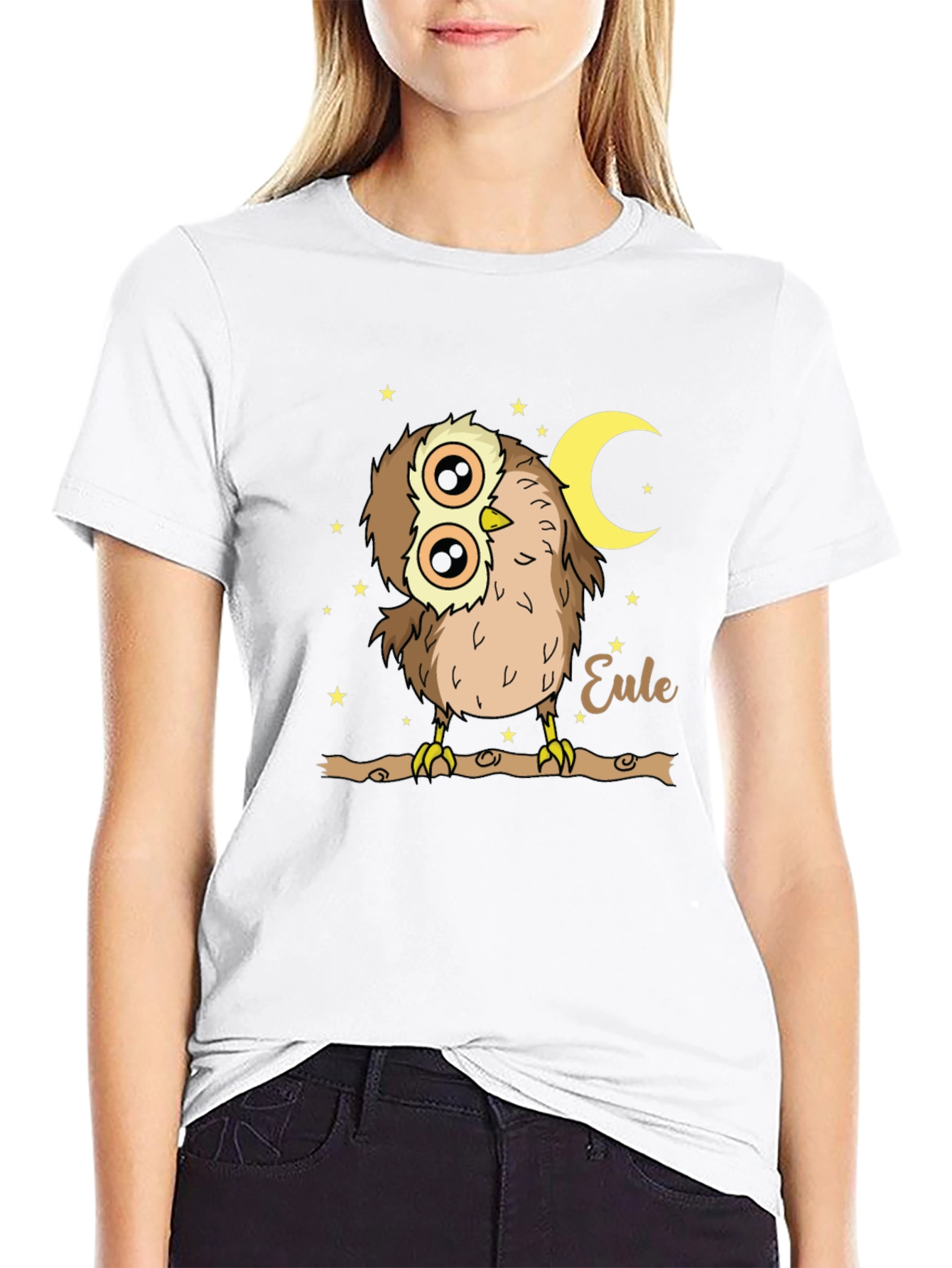 Owl T-Shirt: Cute Cartoon Bird Tee
