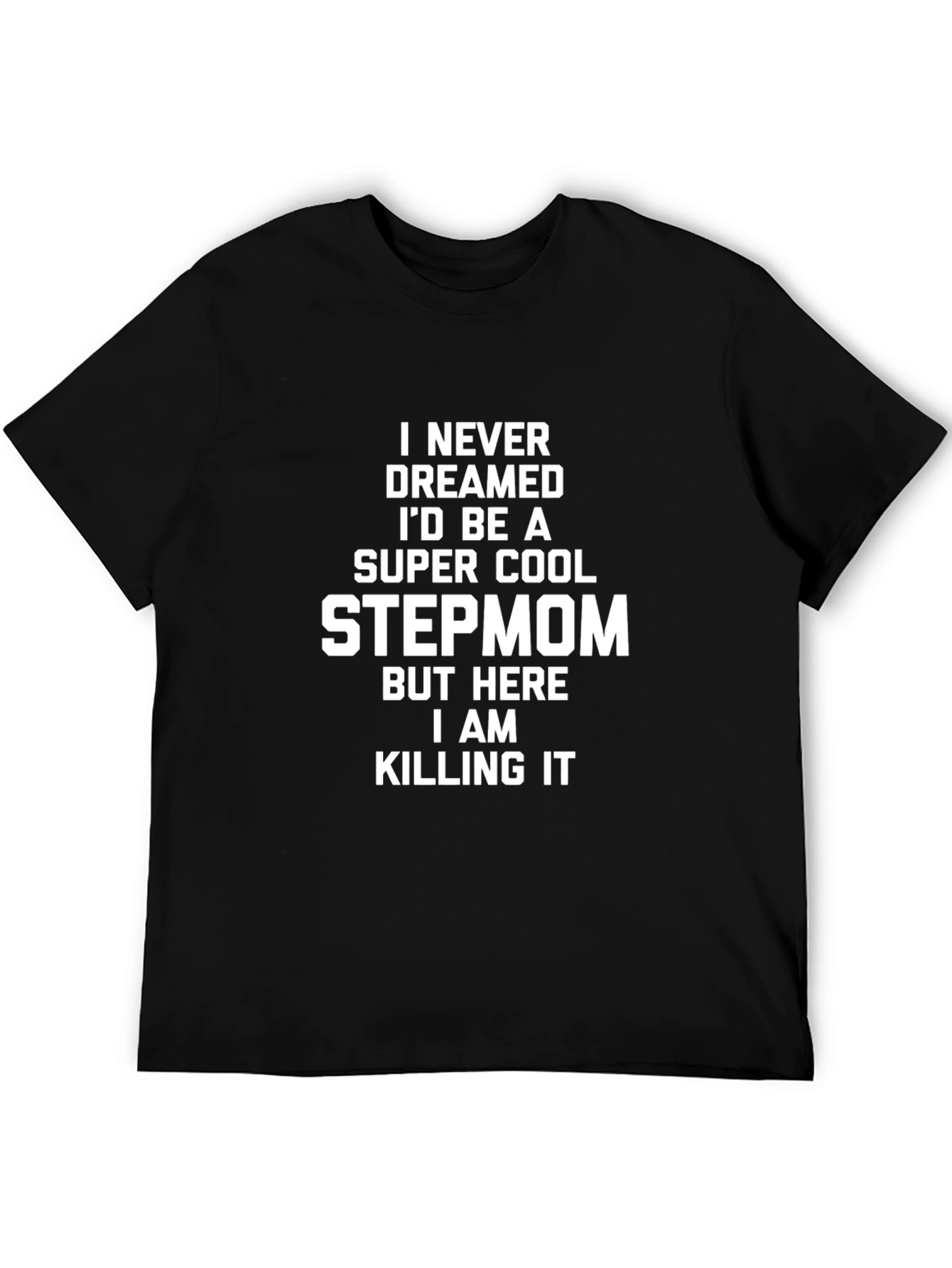 Super Cool Stepmom Graphic Tee - Black
