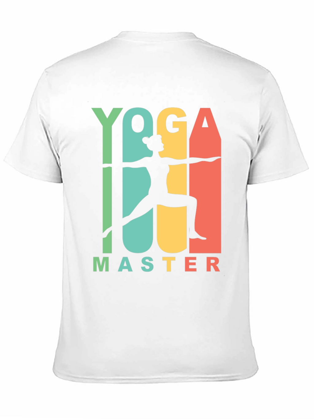 Yoga Master Graphic Tee - Black Cotton T-Shirt