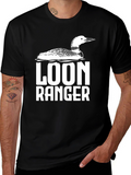 Loon Ranger Black Graphic T-Shirt