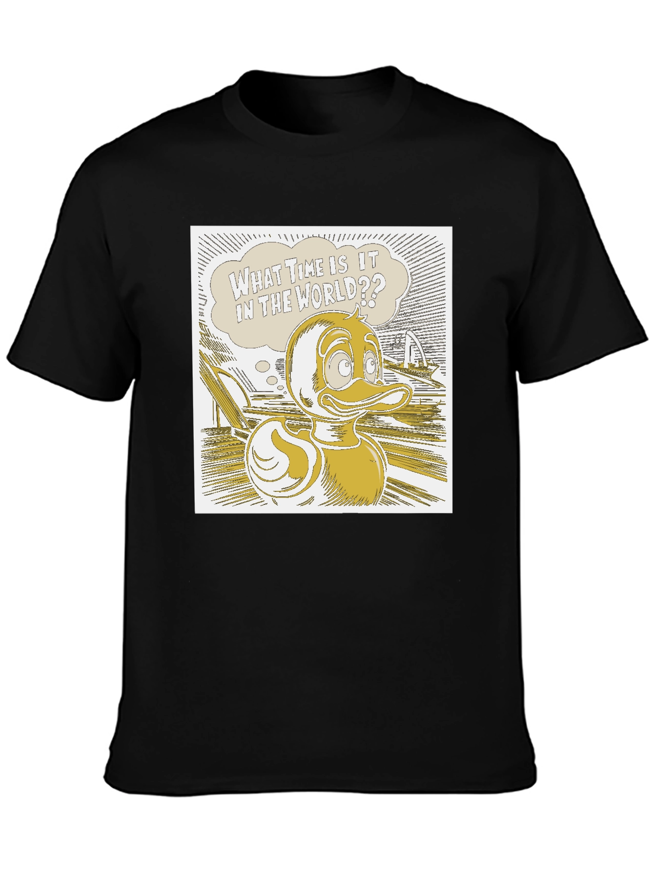 Duck Time T-Shirt: What Time is it in the World?
