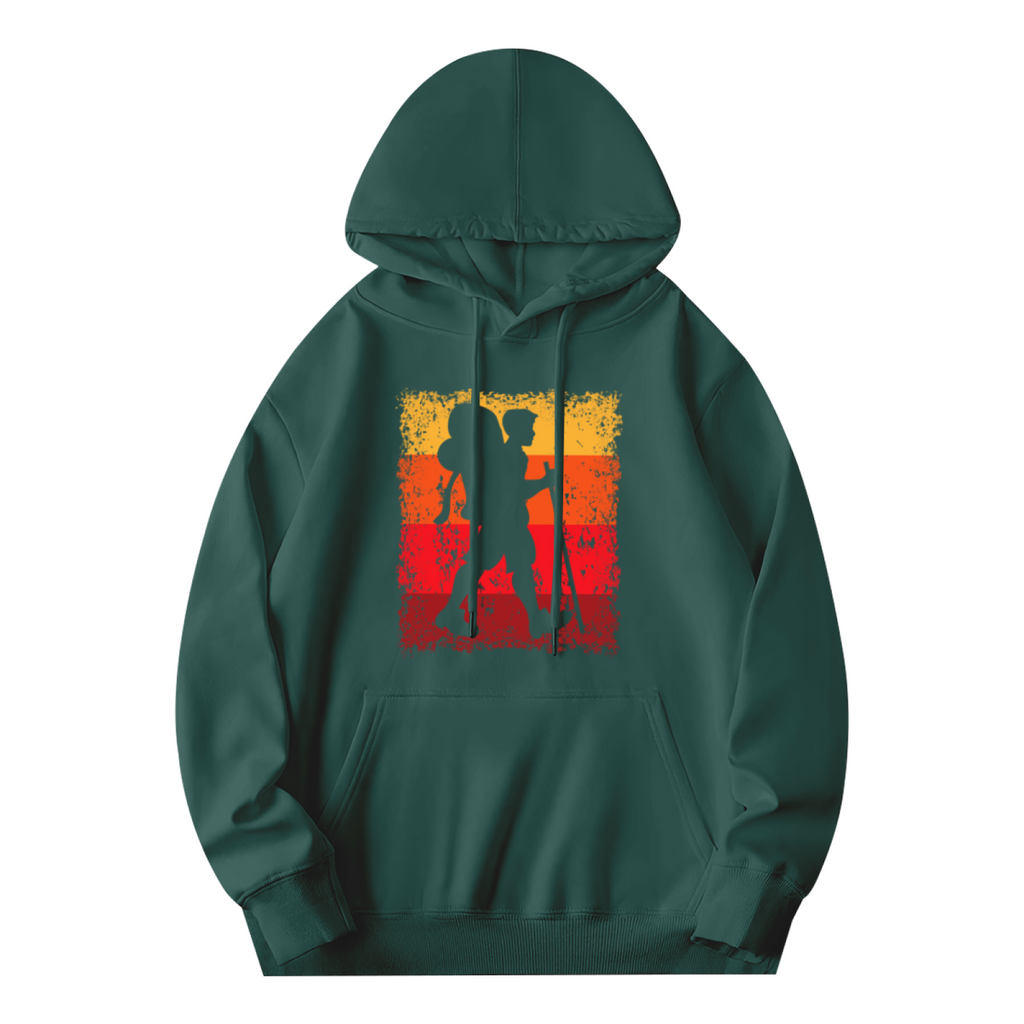 Modern Style Graphic Hoodie - Eye-Catching Design #0492