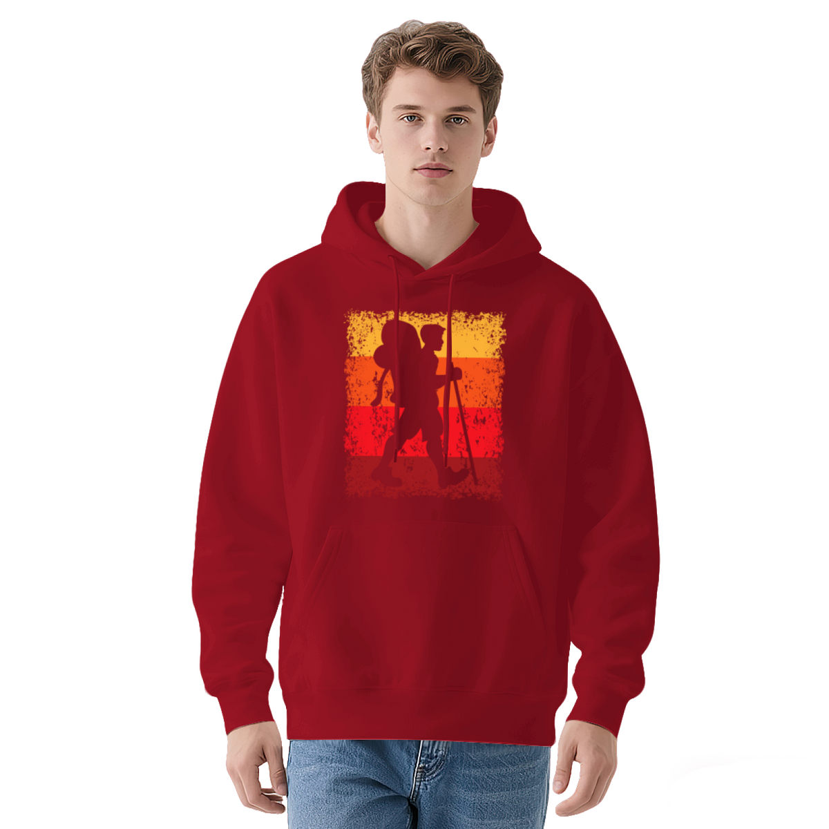 Modern Style Graphic Hoodie - Eye-Catching Design #0492