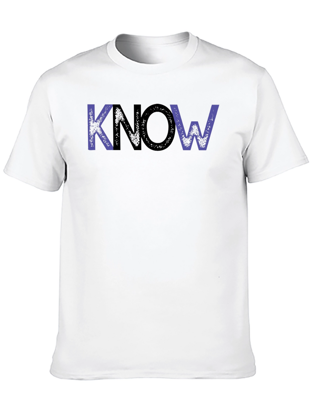 KNOW Graphic Tee - Stylish Black Cotton T-Shirt