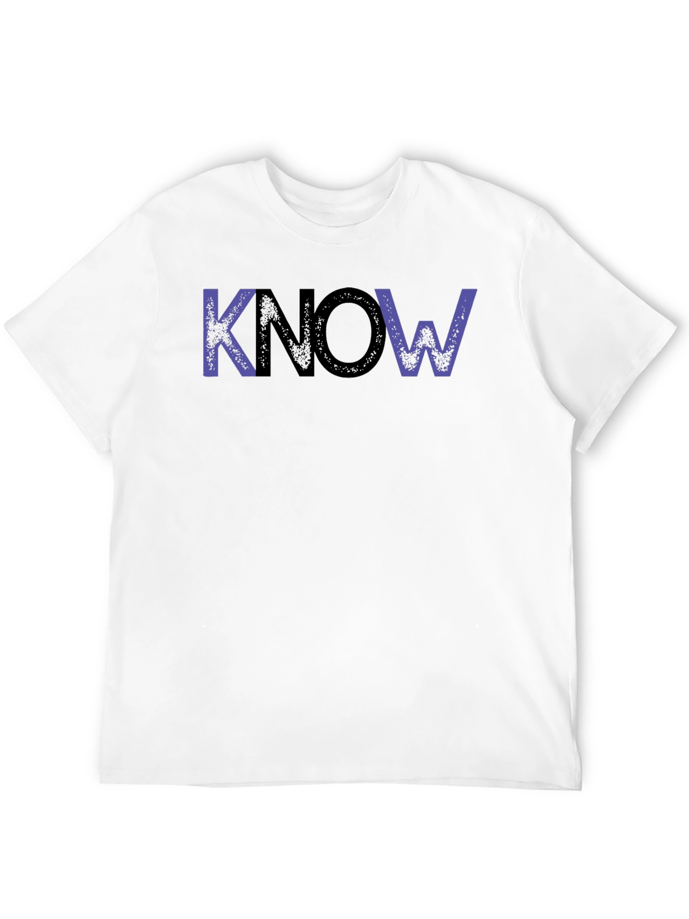 KNOW Graphic Tee - Stylish Black Cotton T-Shirt