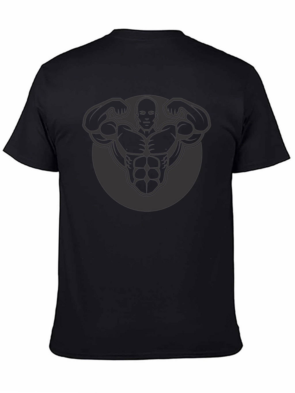 Black Gym Body Graphic T-Shirt