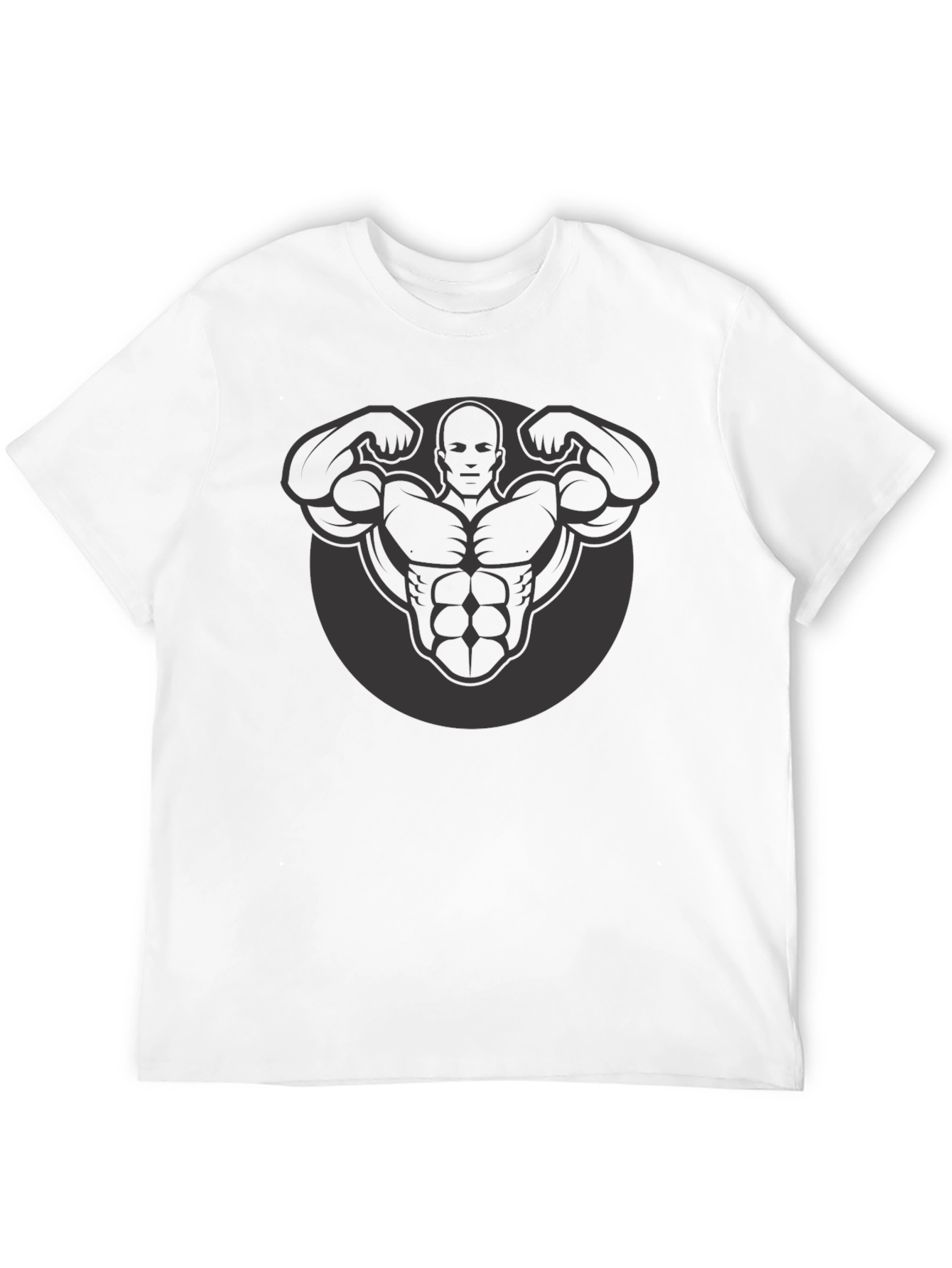 Black Gym Body Graphic T-Shirt
