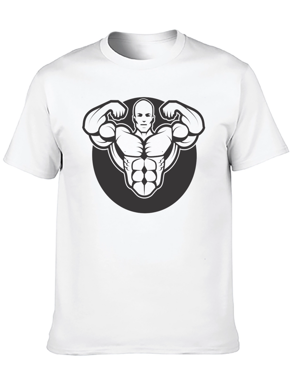 Black Gym Body Graphic T-Shirt