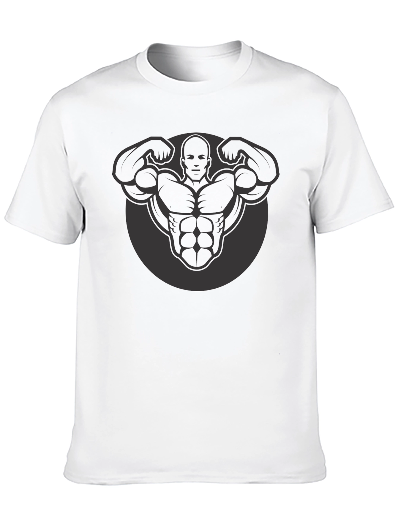 Black Gym Body Graphic T-Shirt