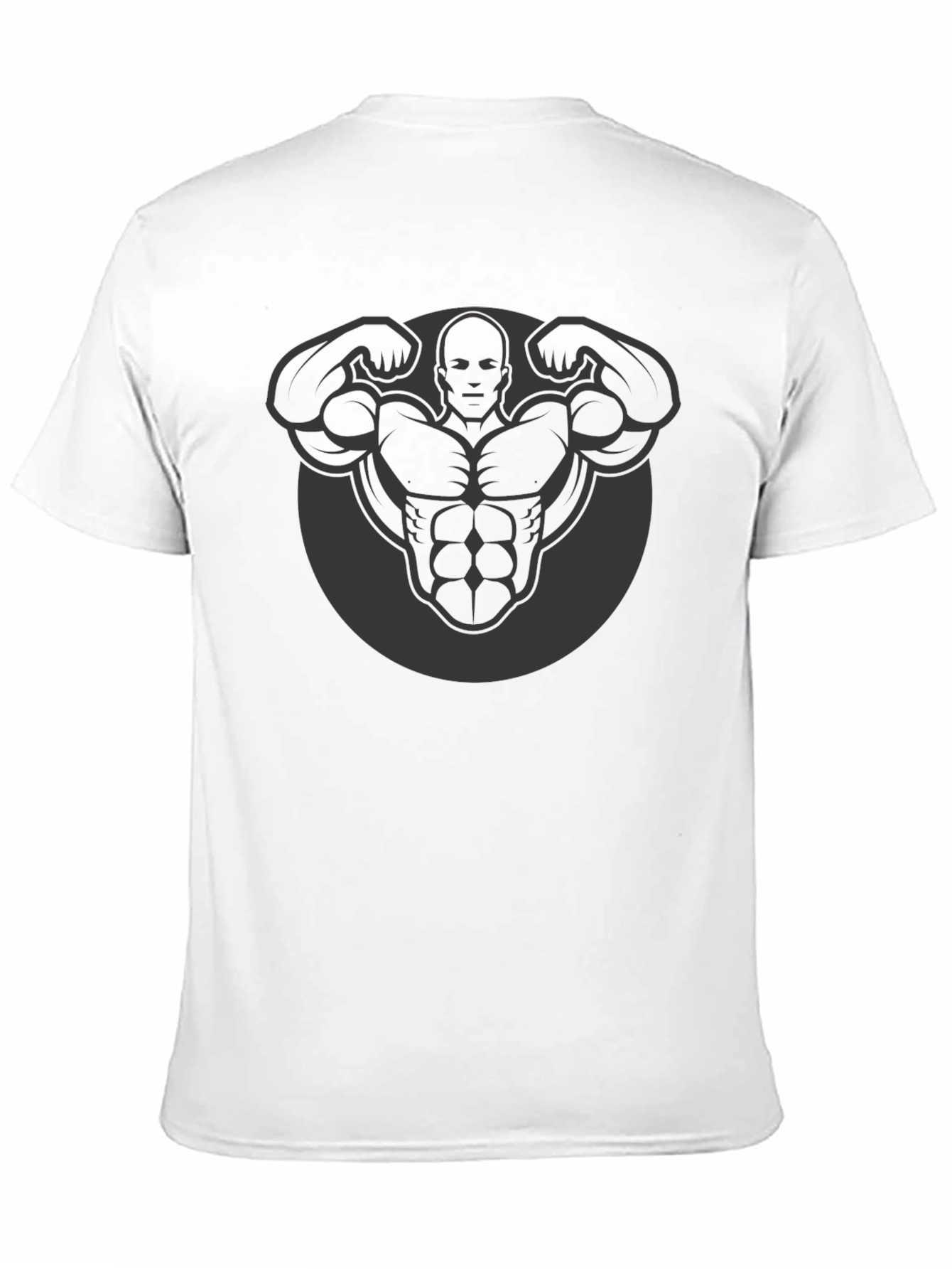 Black Gym Body Graphic T-Shirt