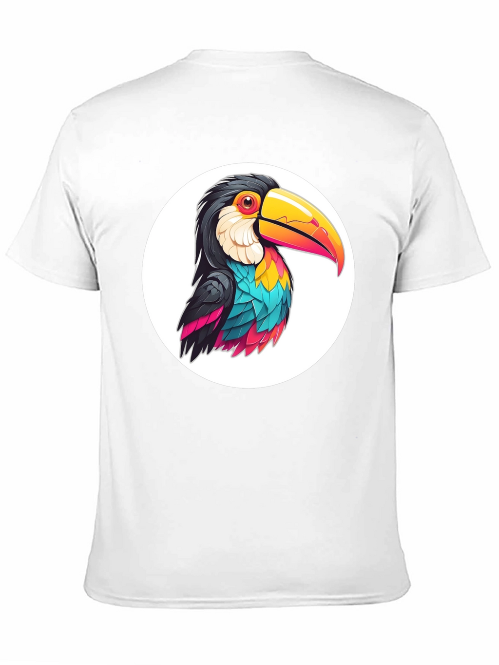 Toucan Graphic Tee - Black Casual T-Shirt