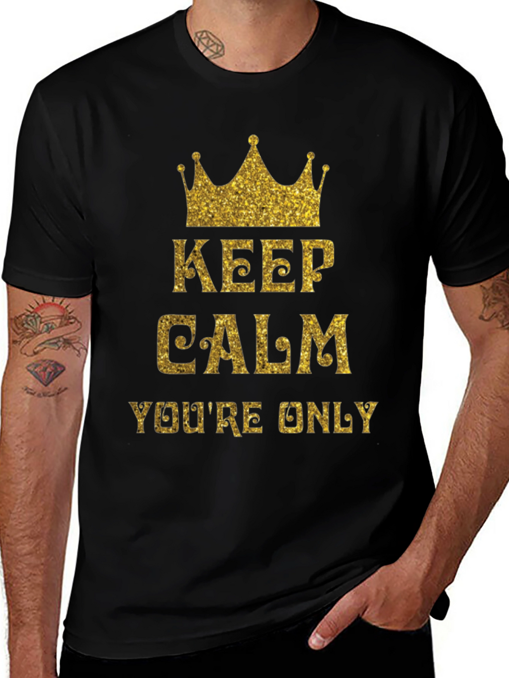 Keep Calm Black T-Shirt