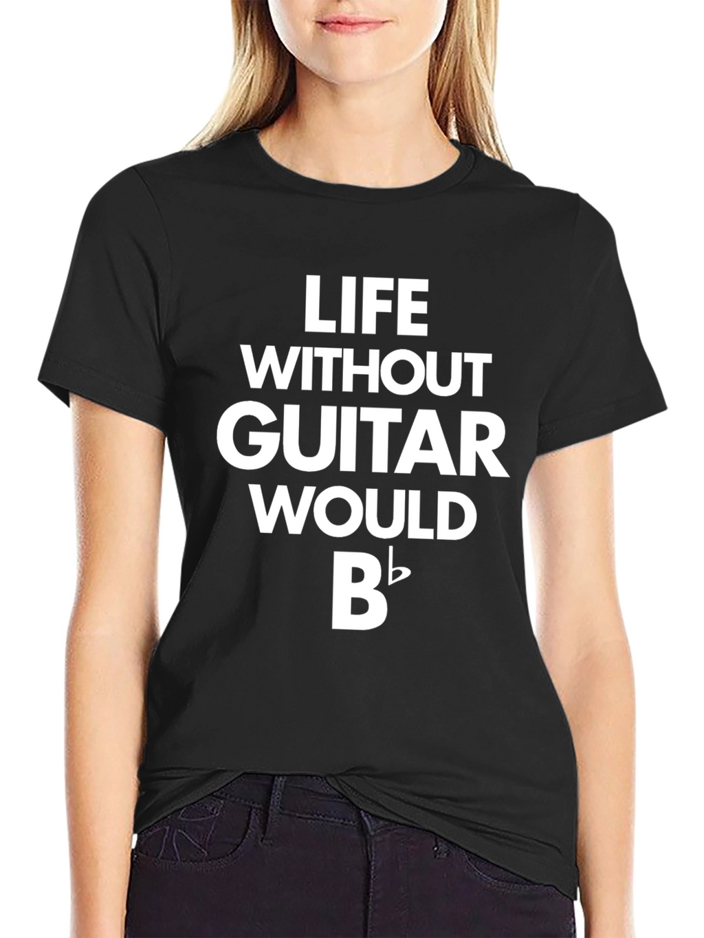 Life Without Guitar Would Be Flat T-Shirt
