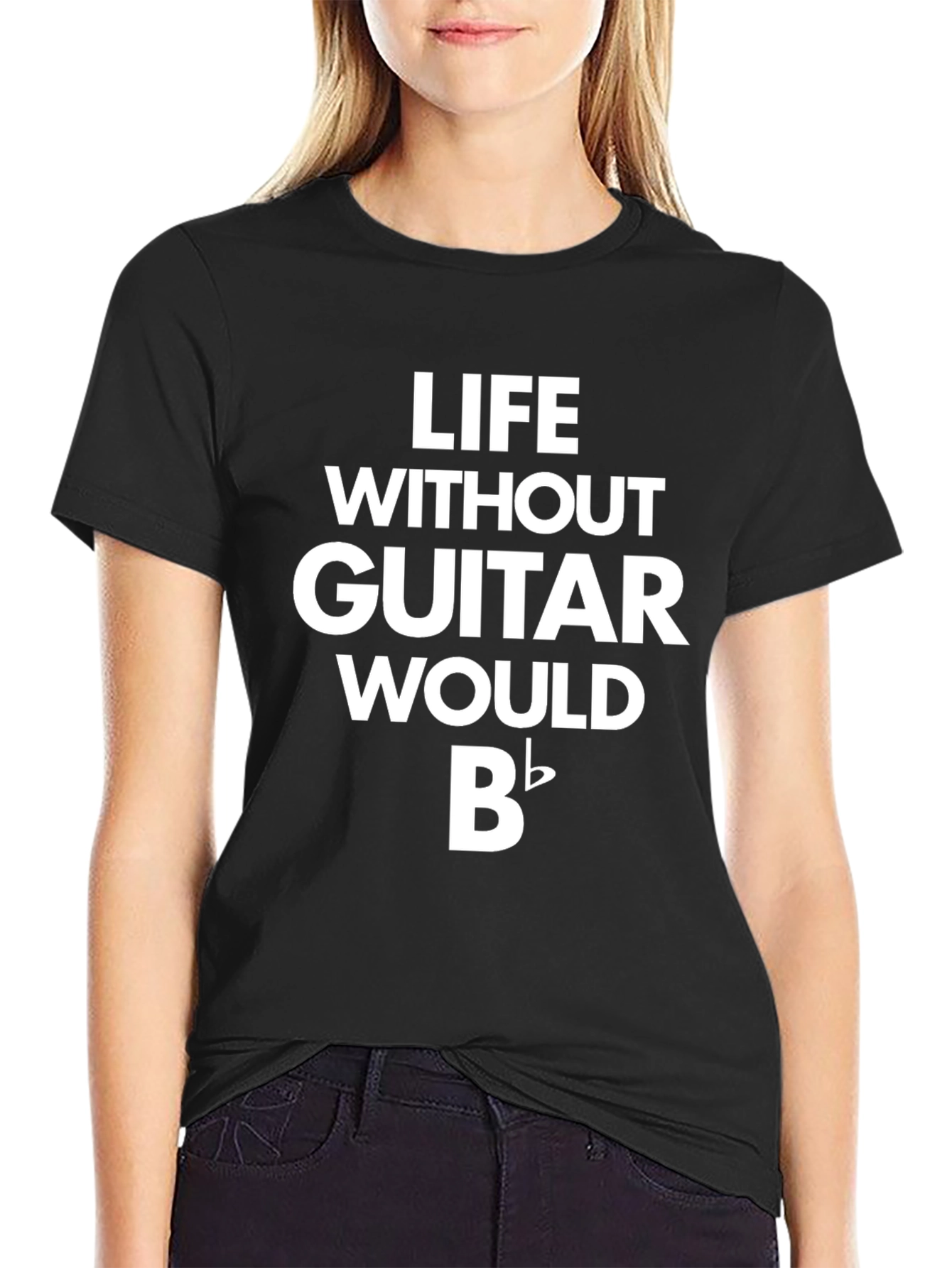 Life Without Guitar Would Be Flat T-Shirt
